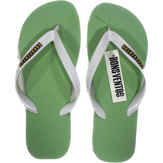 CHINELO BONS VENTOS - VERDE/BRANCO